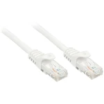 LINDY 48207 RJ45 mrežni kabel, Patch kabel cat 6 U/UTP 10 m bijela  1 St.