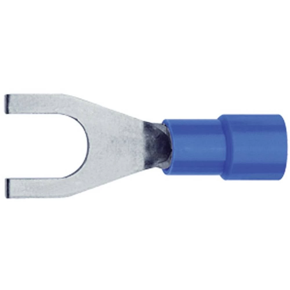 Klauke 630C3 viljuškasta kabelska stopica 1.50 mm² 2.50 mm² Otvor Ø=3.2 mm izolirani dio plava boja 1 kom. slika