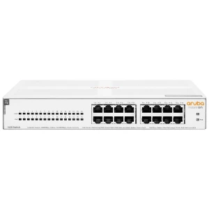 Aruba 1430 16G Class4 PoE 124W Unmanaged L2 Gigabit Ethernet (10/100/1000) Power over Ethernet (PoE) 1U Bijela   aruba  R8R48A#ABB  R8R48A#ABB  mrežni preklopnik  16 ulaza  32 Gbit/s slika