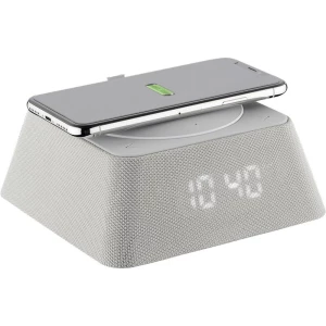 Bluetooth zvučnik swisstone Q-Box FM radio, USB Siva slika