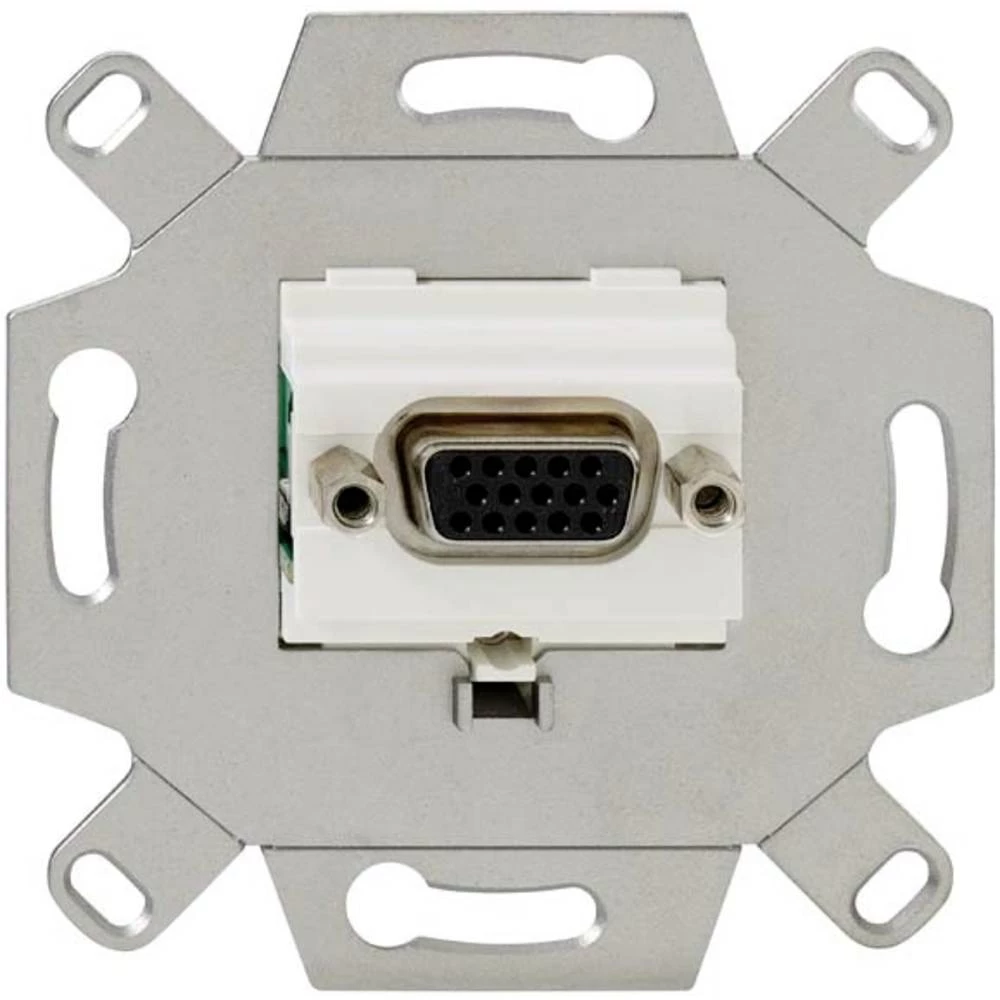 Rutenbeck VGA priključna utičnica KM-VGA Up 0 crvena Rutenbeck 17010552  priključna kutija    bijela slika