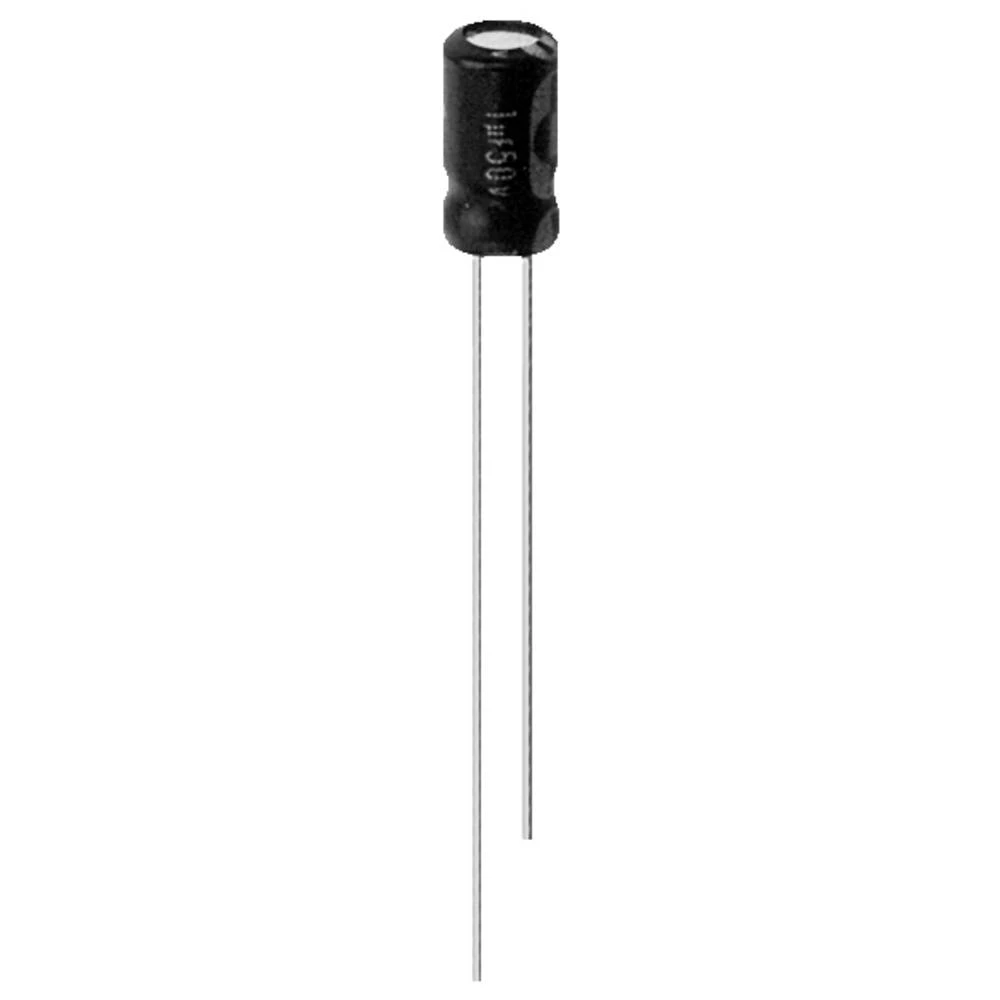 Jamicon elektrolitski kondenzator radijalno ožičen 50 V 20 % (Ø x V) 5 mm x 7.0 mm 1 kom. slika
