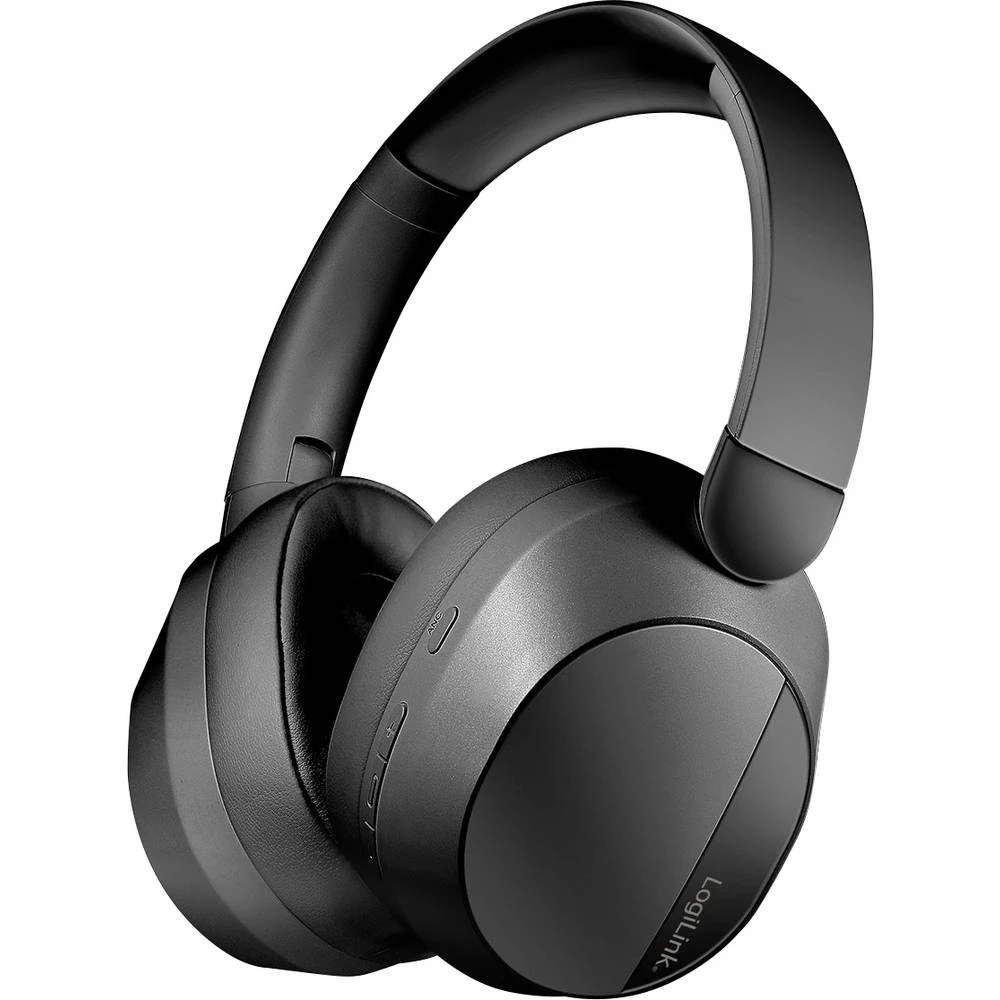 LogiLink BT0071 Over Ear slušalice Bluetooth® crna slika