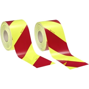 Oznaka upozorenja za vozilo 3M Diamond Grade™ DG³ 4083-33 408333AP Fluorescentna žuta/siva boja, Crvena (fluorescentn slika