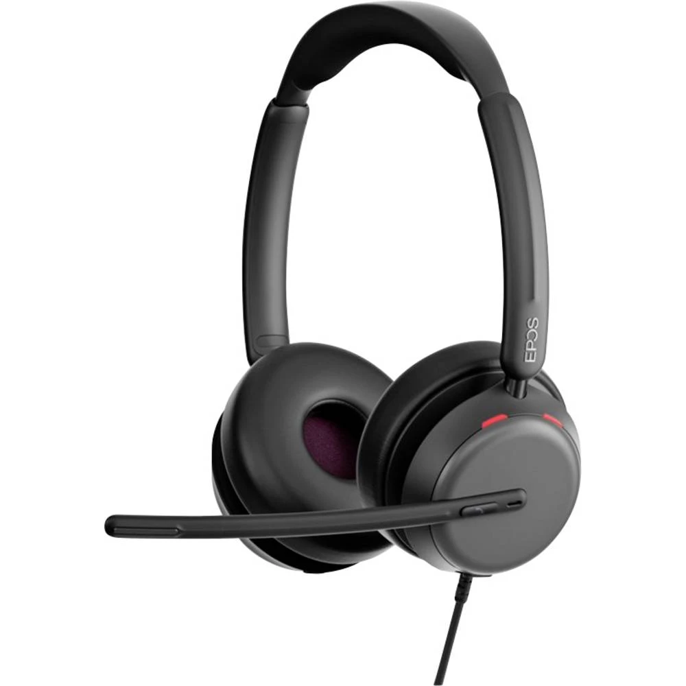 EPOS IMPACT 860T ANC On Ear Headset žičani stereo crna slušalice s mikrofonom telefon slika