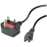 VALUE UK kabel za napajanje, 3-pinski. Utičnica za prijenosno računalo, 3A, crna, 1,8 m Value 19.99.2016 prijenosno računalo priključni kabel  crna 1.80 m