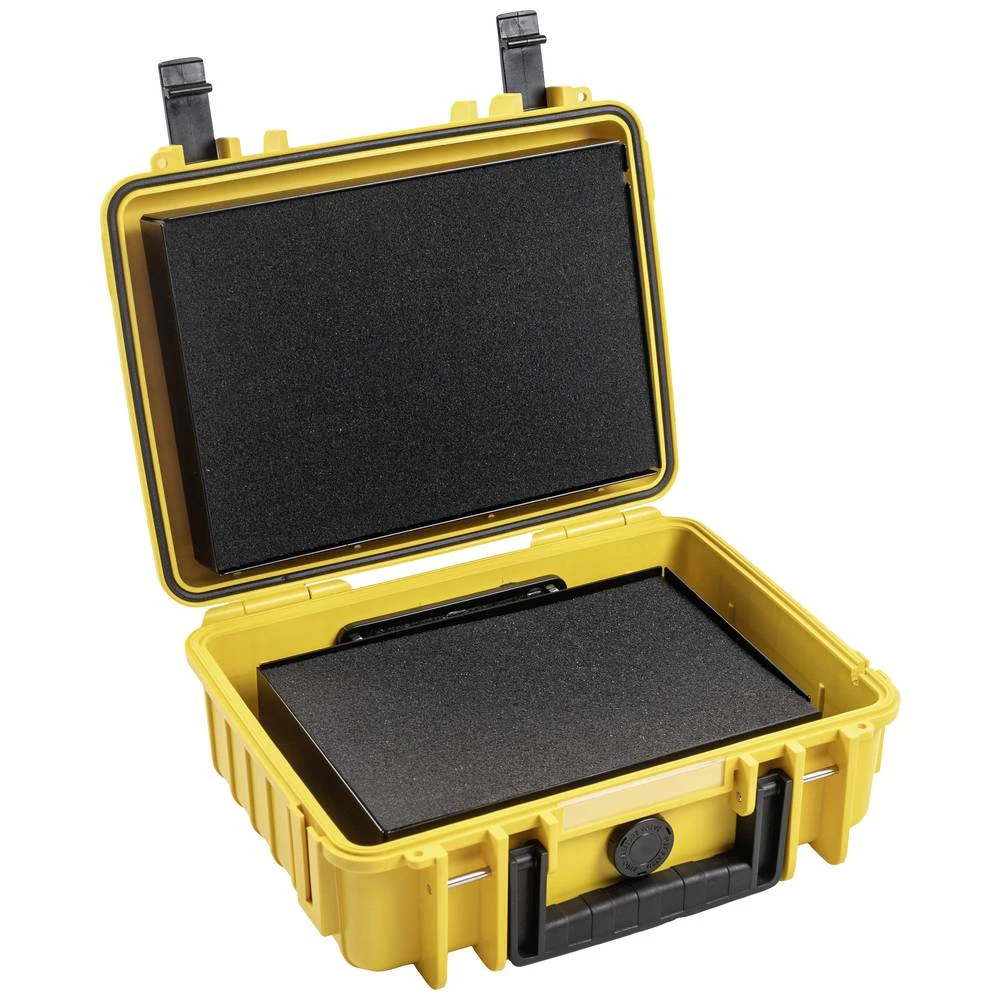 B & W International #####Akku-Transportkoffer BATTERY.CASE 908.08 (Š x V x D) 270 x 215 x 105 mm žuta/crna boja PP.41. slika