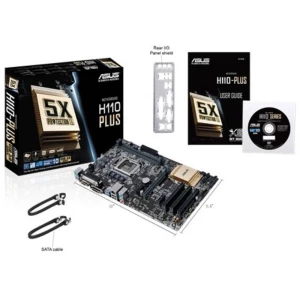 Matična ploča Asus H110-PLUS LGA1151 Mainboard Baza Intel® 1151 Faktor oblika ATX Set čipova matične ploče Intel® H110 slika