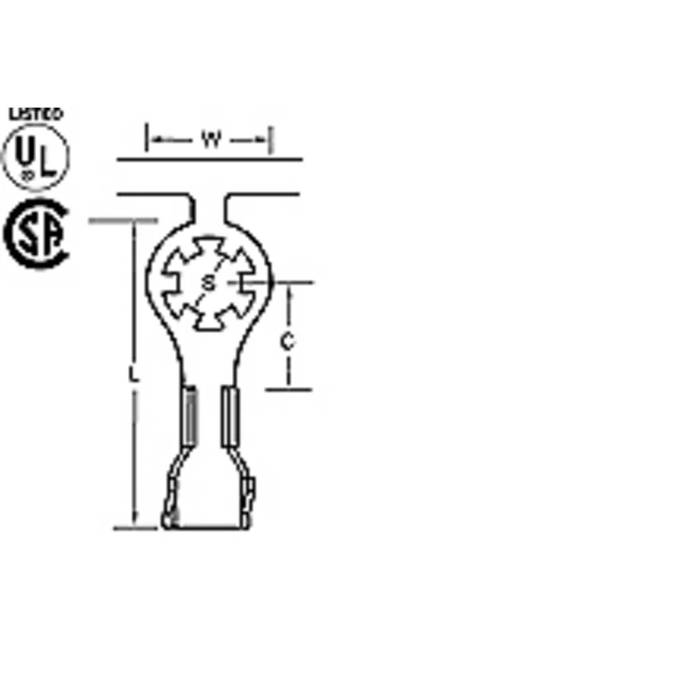 Molex 19084-0007 prstenasta kabelska stopica 1 St. Tape on Full reel slika