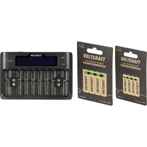 VOLTCRAFT CC-8 + HR03 SE + HR6 SE punjač okruglih stanica litijev-ionski, lifepo, nikalj-metal-hidridni, nikalj-kadmijev slika