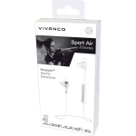 Bluetooth® Sportske Stereo-slušalice Vivanco SPORT AIR FITNESS W Otporne na znojenje Bijela