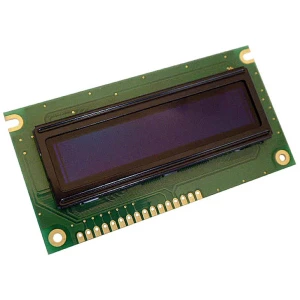 Display Elektronik OLED-modul žuta crna 16 x 2 piksel (Š x V x D) 84 x 10 x 44 mm DEP16202-Y slika