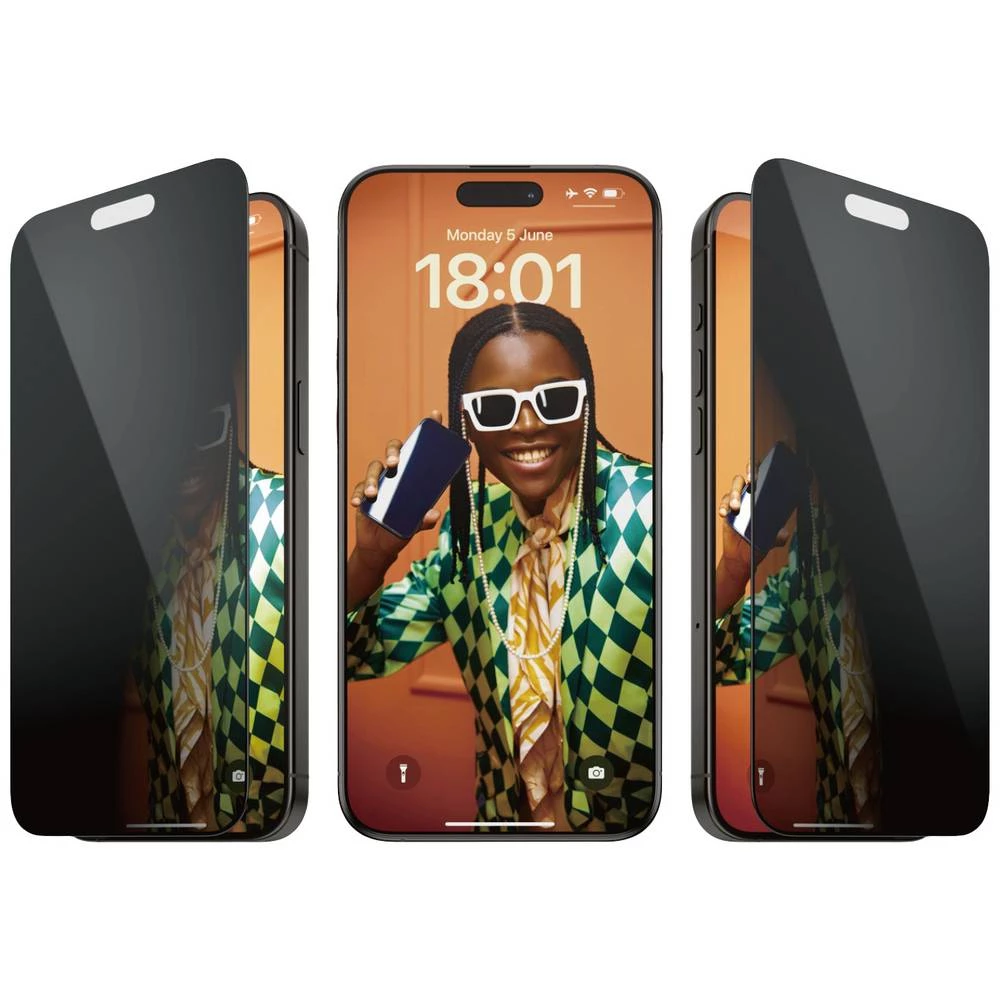 PanzerGlass Privacy iPhone zaštitno staklo zaslona Apple iPhone 15 Pro Max 1 St. bočna zaštita od pogleda P2828 slika