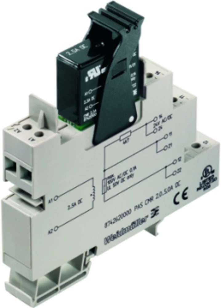 Nadzorni relej PAS CMR 0,5...2,5 A DC Weidmüller za struju 10 komada slika