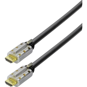 Maxtrack HDMI Priključni kabel [1x Muški konektor HDMI - 1x Muški konektor HDMI] 20 m Crna slika