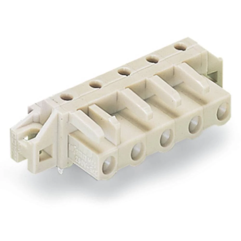 WAGO kućište utičnice za tiskanu pločicu 722 Ukupan broj polova 4 Raster: 7.50 mm 722-834/031-000 50 St. slika