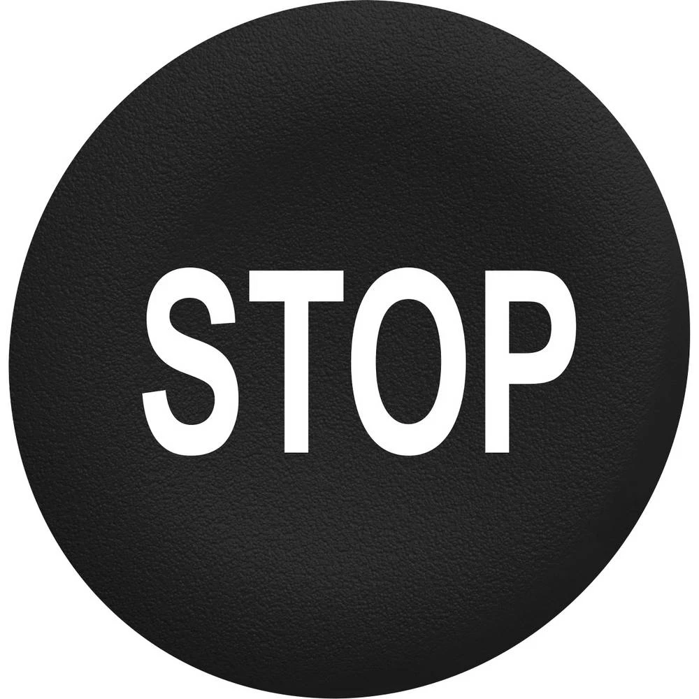 Schneider Electric ZBAF234 poklopac tipke   stop crna 10 St. slika