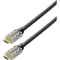 Maxtrack HDMI Priključni kabel [1x Muški konektor HDMI - 1x Muški konektor HDMI] 10 m Crna slika