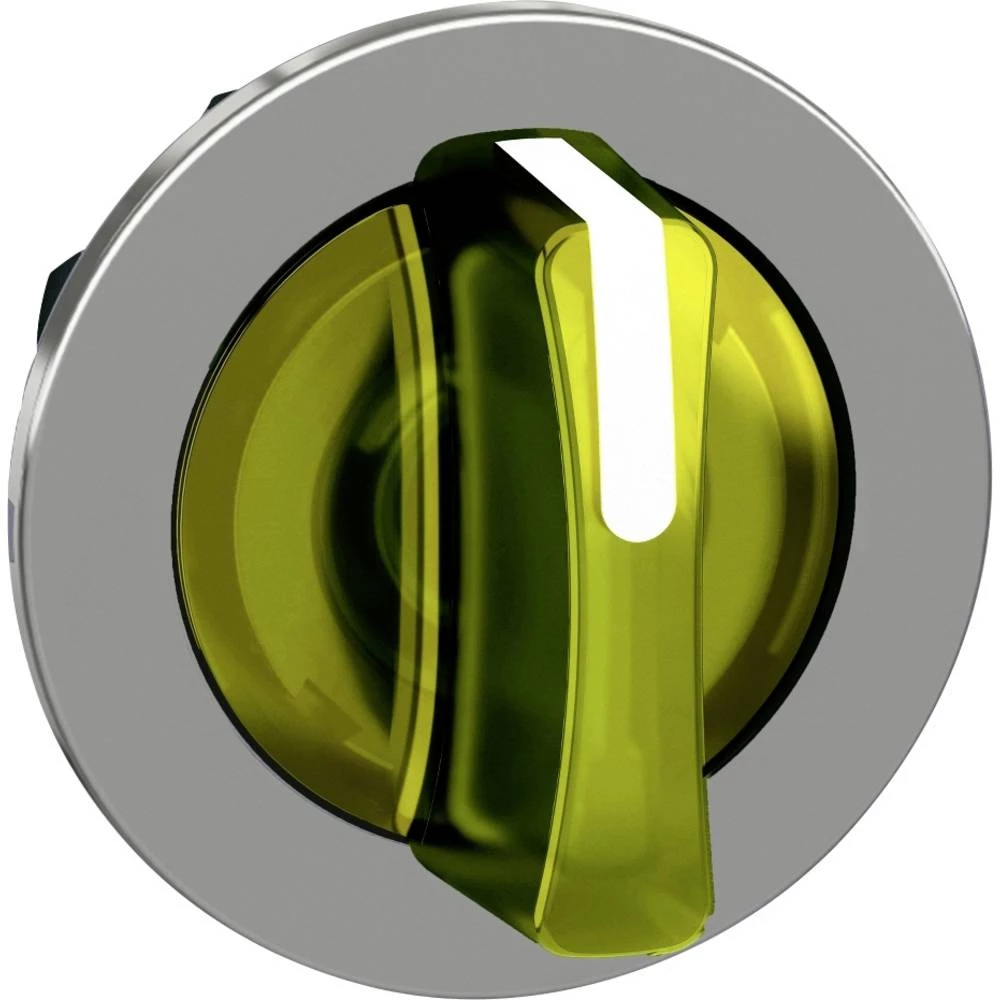 Schneider Electric ZB4FK1583 prednji element za biračku sklopku plosnat, ponovno postavljiv (Ø) 30.5 mm  krom boja, žuta 1 St. slika