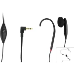 Geemarc CLHOOK5 slušalice 2,5 mm priključak sa vrpcom u ušima, na ušima, preko ušiju crna