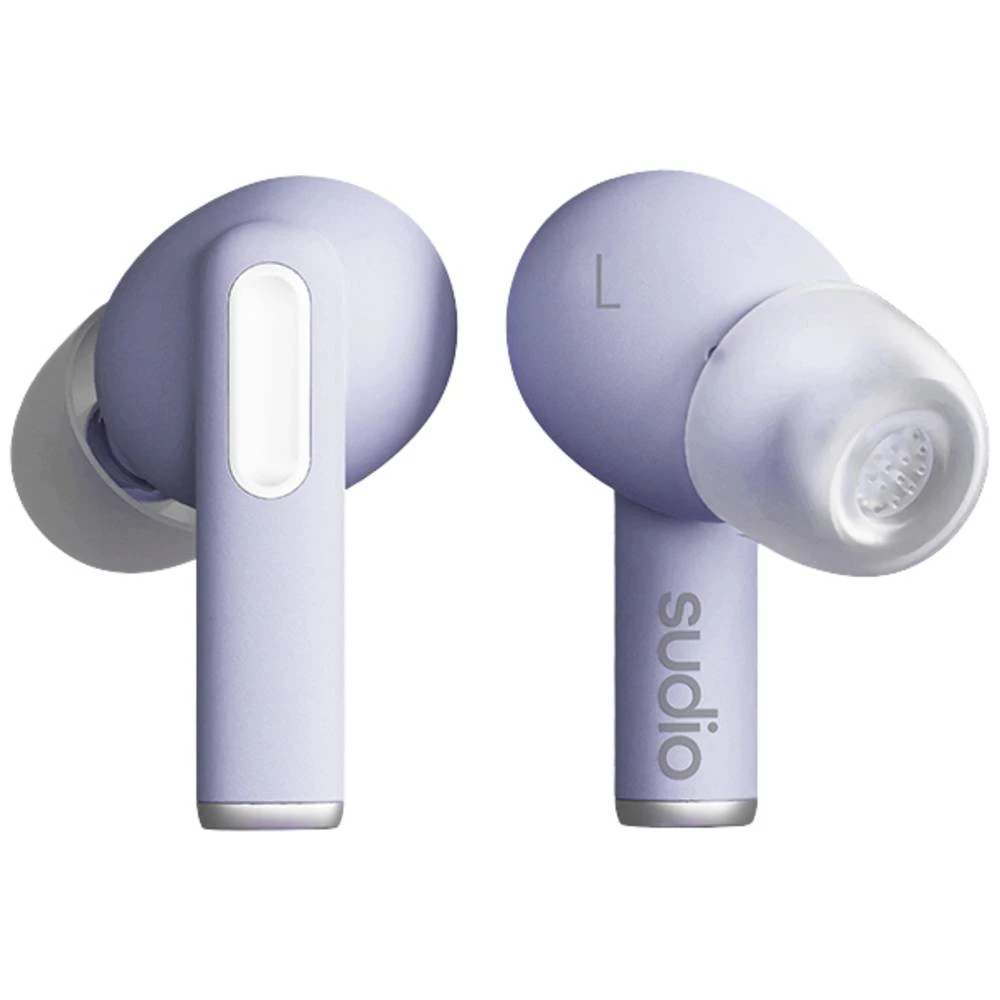 Sudio A1 Pro In Ear Headset Bluetooth® stereo ljubičasta poništavanje buke slušalice s mikrofonom, kutija za punjenje, slika