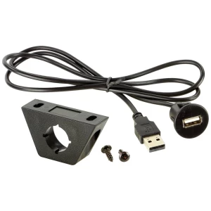 USB ugrađena utičnica/kućište za površinsku montažu univerzalno ACV 44-1000-007 #####USB-Einbaubuchse slika
