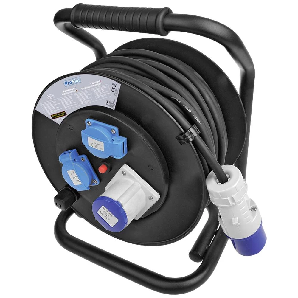 ProPlus 373846DE kabelski bubanj 25 m muški konektor CEE slika