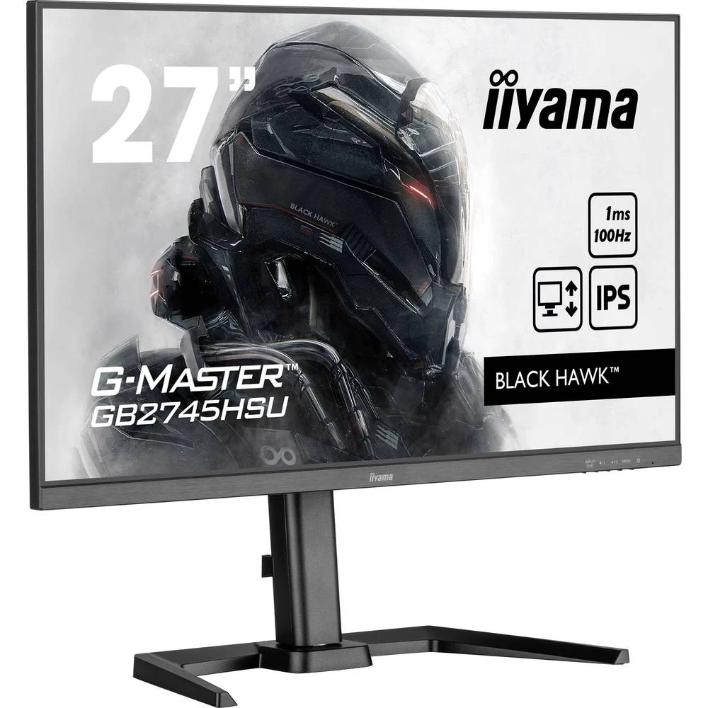 Iiyama G-MASTER Black Hawk GB2745HSU-B1 LCD zaslon Energetska učinkovitost 2021 E (A - G) 68.6 cm (27 palac) 1920 x 108 slika