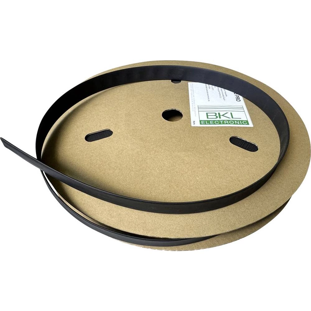 BKL Electronic 074294 skupljajuća cijev crna 12 mm 4 mm Stopa skupljanja:3:1 25 m slika