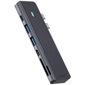 Rapoo 00217690 USB-C® mini priključna stanica Pogodno za marku (priključne stanice za prijenosno računalo): Universal  USB-C® Power Delivery slika