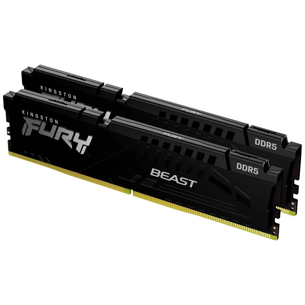 Kingston FURY Beast komplet radne memorije za računalo DDR5 64 GB 2 x 32 GB bez ECC-a 5600 MHz 288pin DIMM CL36 KF556C36BBEK2-64 slika