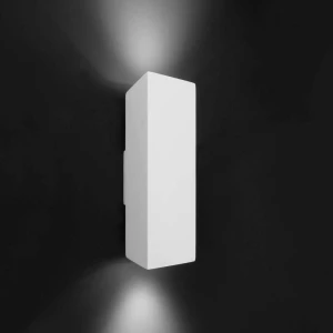 Zidna svjetiljka, površina, Essa, GU10, gips, bijela (može se bojati) Deko Light Essa Essa nadgradna zidna svjetiljka GU10  35 W  bijela slika