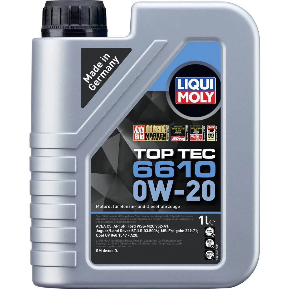 Liqui Moly Top Tec 6610 0W-20 21660 motorno ulje 1 l slika