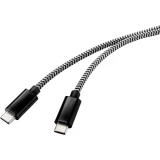 Renkforce USB kabel USB 2.0 USB-C™ utikač 50.00 cm crna