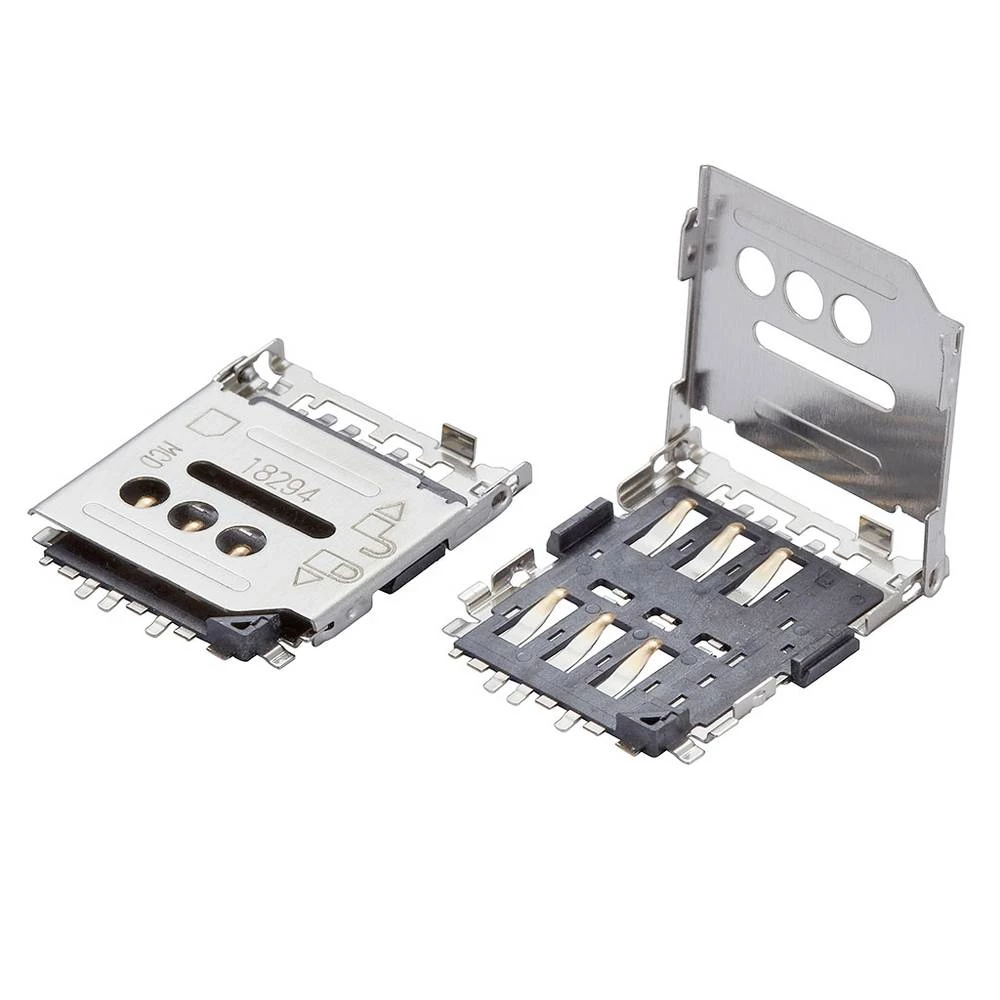 Molex utor za SIM karticu Ukupan broj polova 6 Raster: 2.54 mm 788000001 1 St. Tape on Full reel slika