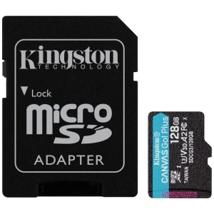 Kingston Canvas Go! Plus microsd kartica 128 GB Class 10 UHS-I uklj. sd-adapter slika