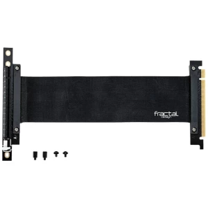 Fractal Design PCIe usponski kabel PCIe x1 utičnica, PCIe x1 utikač 0.21 m crna FD-ACC-FLEX-VRC-25-BK slika