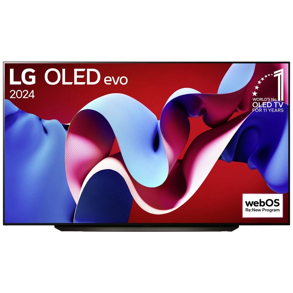 LG Electronics OLED83C47LA 4K OLED evo TV OLED-TV 210 cm 83 palac Energetska učinkovitost 2021 F (A - G) CI+, DVB-C, DVB slika
