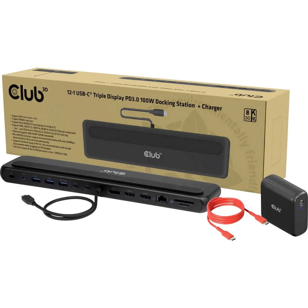 club3D USB-C® priključna stanica CSV-2541 USB-C® Power Delivery slika