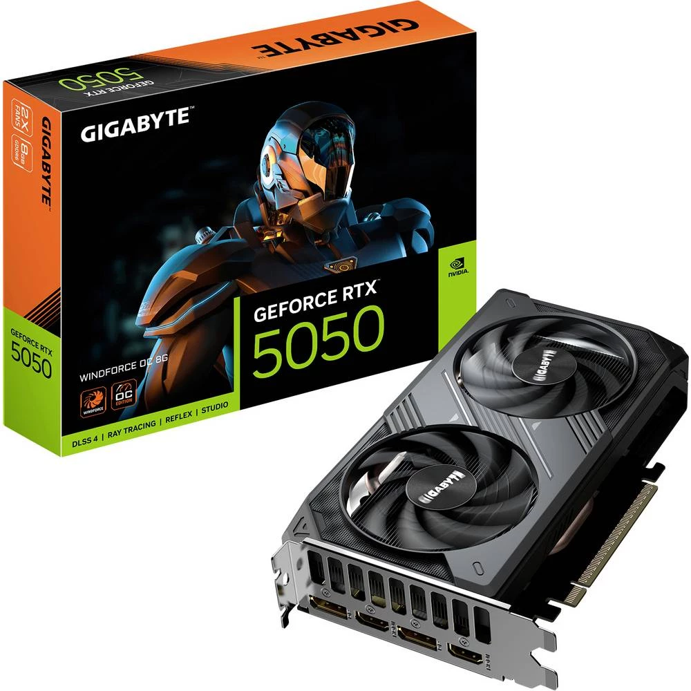 Gigabyte grafička kartica Nvidia GeForce RTX 5050 8 GB GDDR6-VRAM PCIe HDMI™, DisplayPort slika
