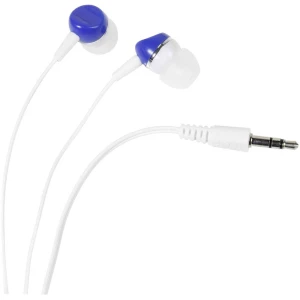 HiFi Naglavne slušalice Vivanco SR 3 BLUE U ušima Bijelo-plava slika