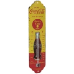 TFA Dostmann NOSTALGIC ART Coca Cola termometar žuta, crvena
