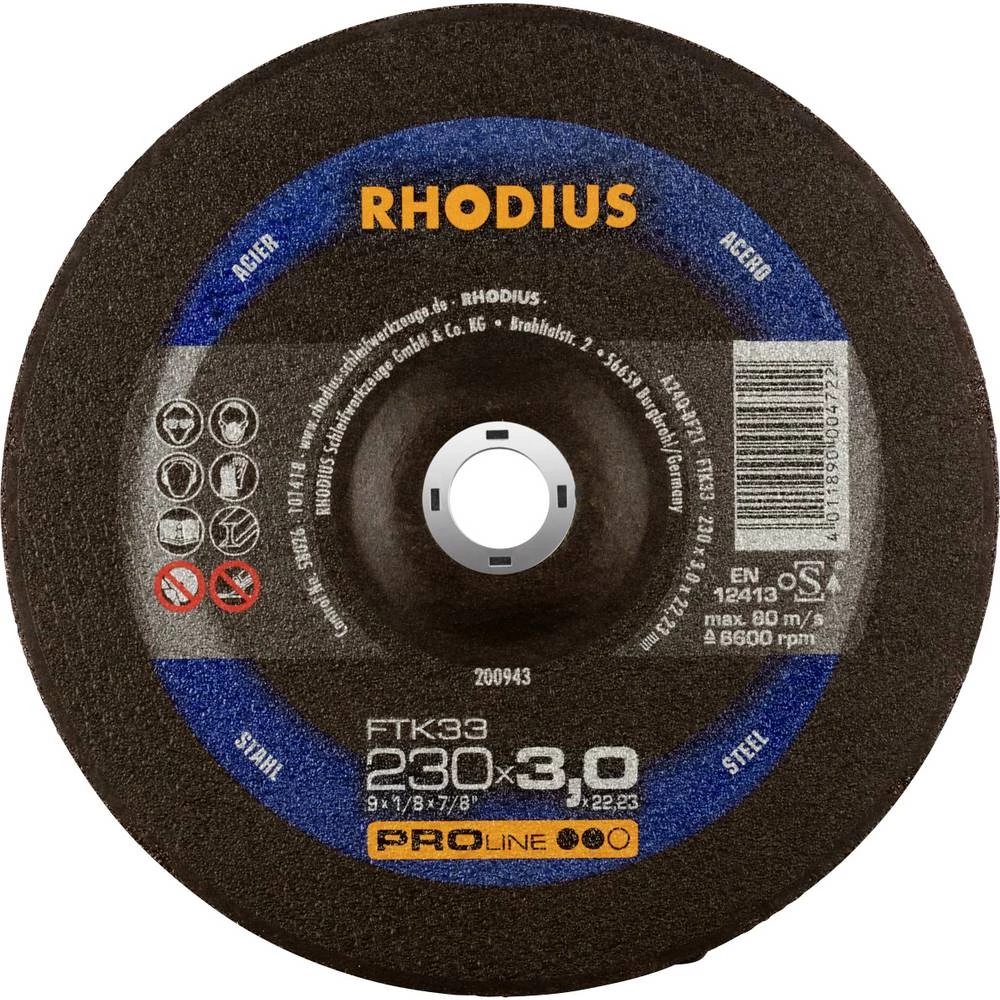 Rhodius 200943 rezna ploča 230 mm 1 St. čelik slika