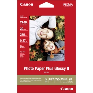 Foto papir Canon Photo Paper Plus Glossy II PP-201 2311B018 13 x 18 cm 265 gm² 20 Stranica Sjajan slika
