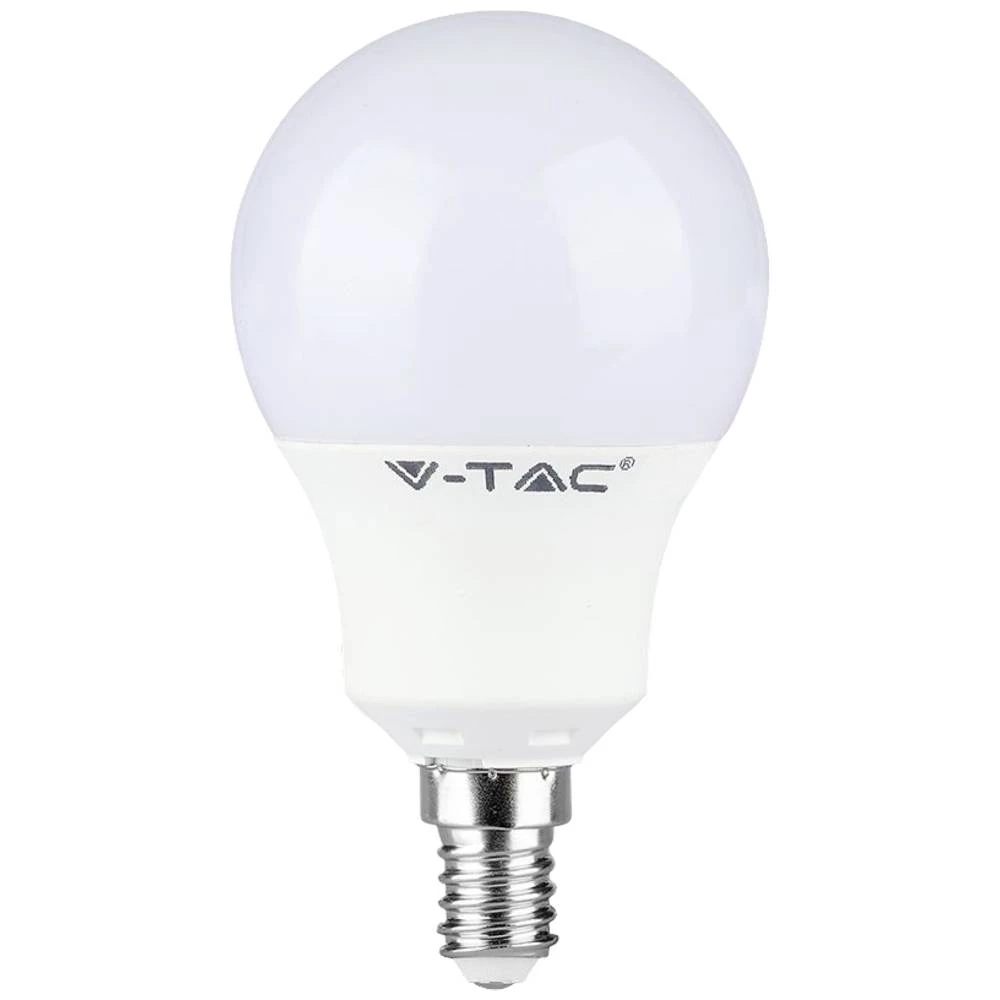 V-TAC 212775 LED Energetska učinkovitost 2021 F (A - G) E14 okrugla  4.80 W toplo bijela, RGB (Ø x V) 35 mm x 88 mm prigušivanje osvjetljenja 1 St. slika