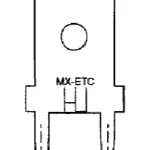 Molex 197054001 PCB Tab Quick Disconnect, Male, for Wire, Box, Tab 6.35 x 0.81mm