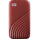 WD My Passport 1 TB vanjski SSD-HDD: 6,35 cm (2,5 inča) USB-C™ crvena WDBAGF0010BRD-WESN