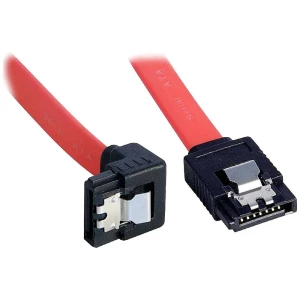 LINDY tvrdi disk priključni kabel [1x SATA-utičnica 7-polna - 1x SATA-utičnica 7-polna] 0.7 m crvena slika