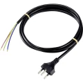 Basetech XR-1638089 struja priključni kabel crna 2.00 m slika