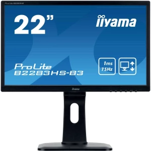 LED zaslon 54.6 cm (21.5 ") Iiyama ProLite B2283HS ATT.CALC.EEK B (A+++ - D) 1920 x 1080 piksel Full HD 1 ms DisplayPort, HDMI slika